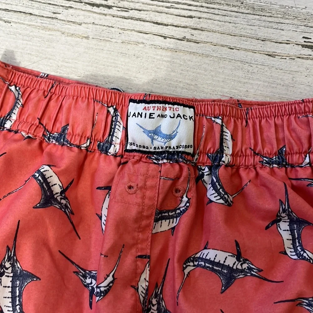 - #R73 boys cute swim trunks size 4 JANIE AND JACK
